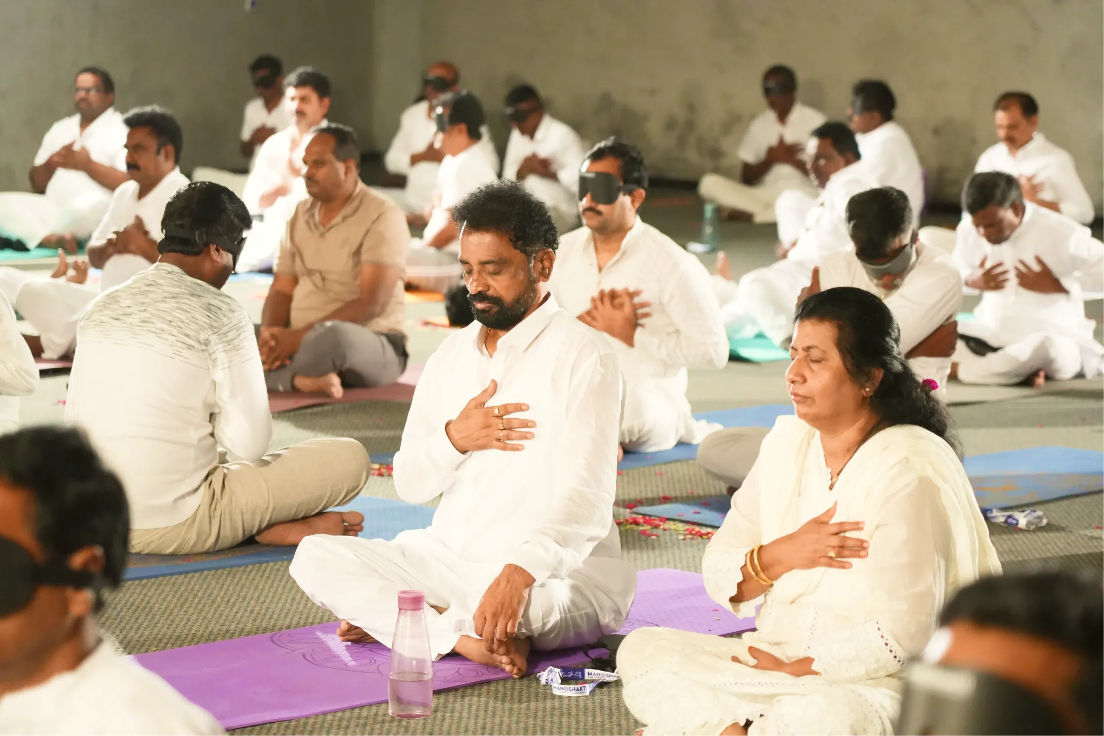 Sound healing session